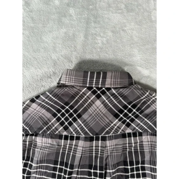 Browning Shirt Mens Medium Black‎ Grey Plaid Long Sleeve Button Up NWT - Picture 10 of 10